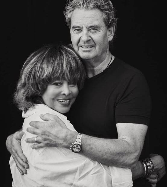 Raymond Craig Turner mother Tina Turner with her husband Erwin Bach.